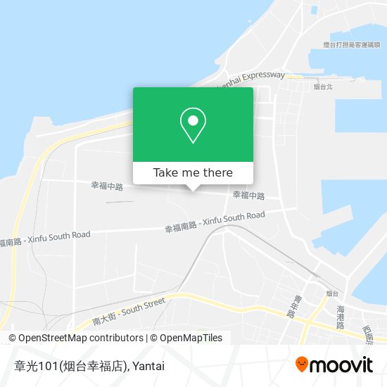 章光101(烟台幸福店) map