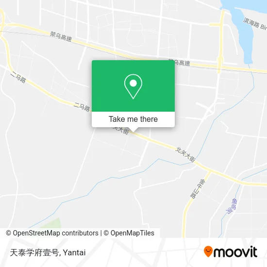 天泰学府壹号 map