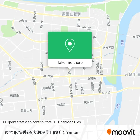酷恰麻辣香锅(大润发衡山路店) map