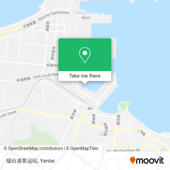 烟台港客运站 map