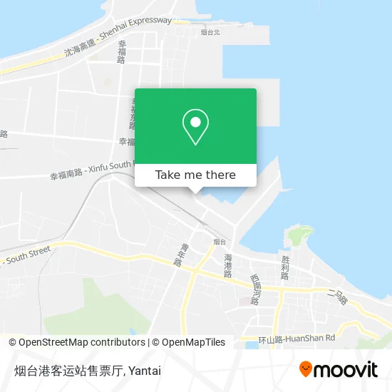 烟台港客运站售票厅 map