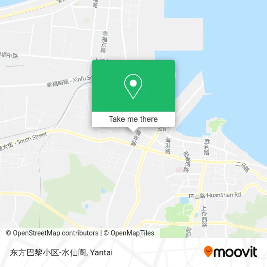 东方巴黎小区-水仙阁 map
