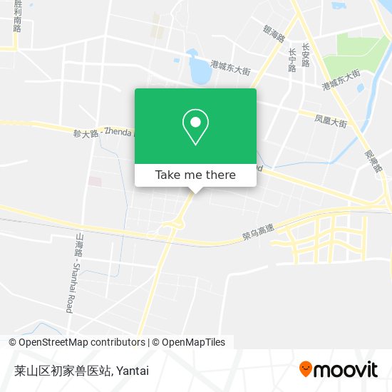 莱山区初家兽医站 map