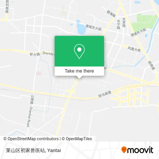 莱山区初家兽医站 map