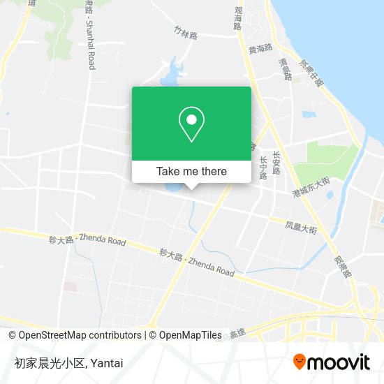 初家晨光小区 map