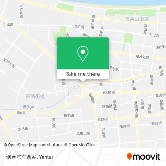 烟台汽车西站 map