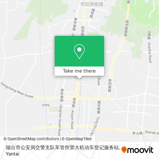烟台市公安局交警支队车管所荣大机动车登记服务站 map