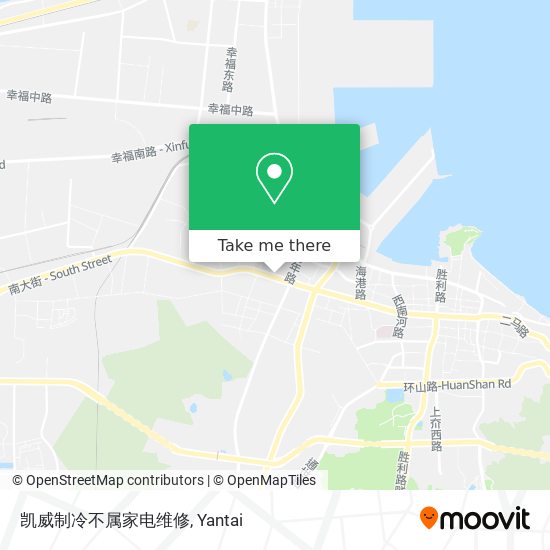 凯威制冷不属家电维修 map