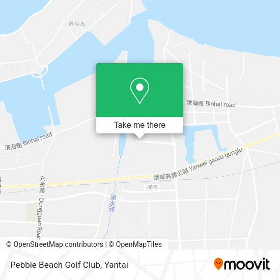 Pebble Beach Golf Club map