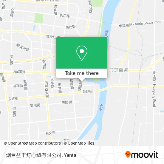 烟台益丰灯心绒有限公司 map