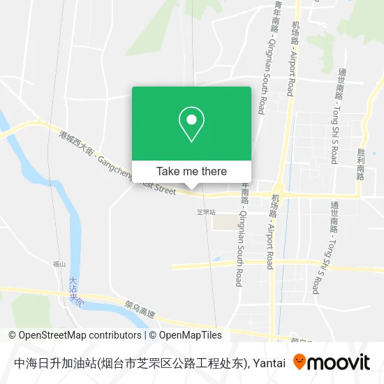 中海日升加油站(烟台市芝罘区公路工程处东) map