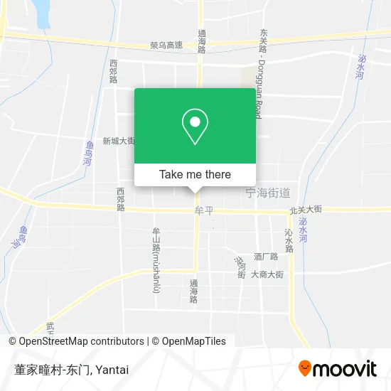 董家疃村-东门 map