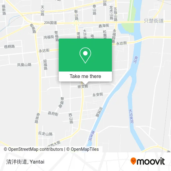 清洋街道 map