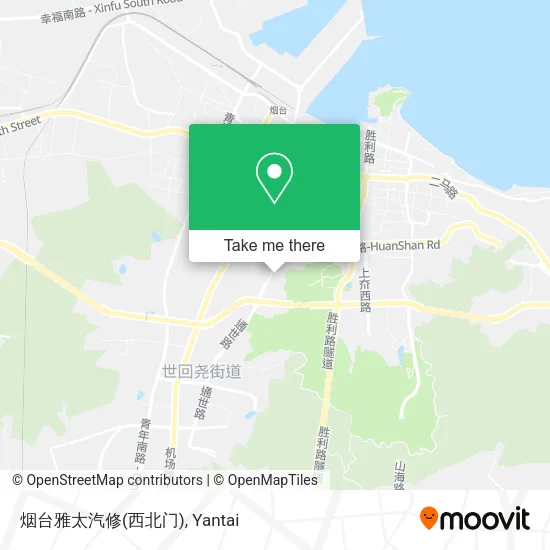 烟台雅太汽修(西北门) map