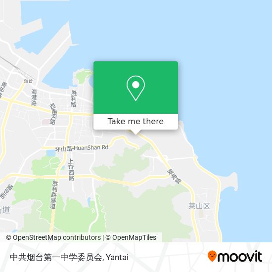 中共烟台第一中学委员会 map