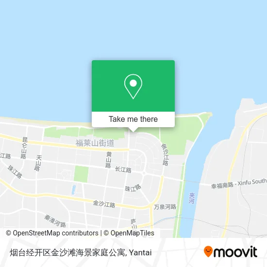 烟台经开区金沙滩海景家庭公寓 map