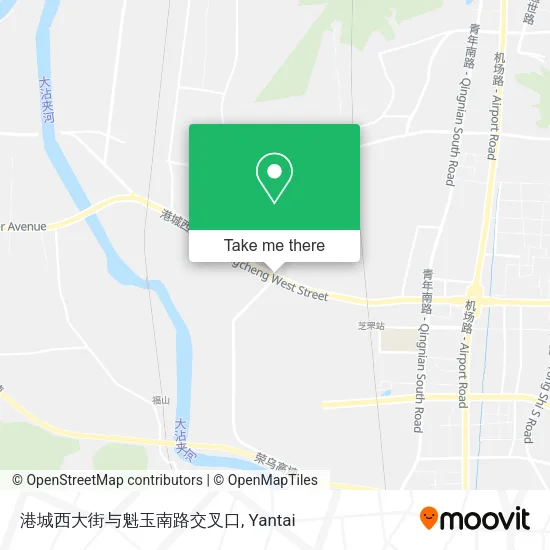 港城西大街与魁玉南路交叉口 map