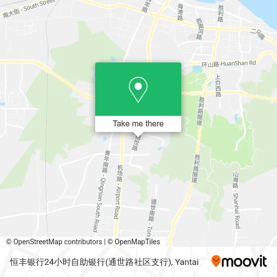 恒丰银行24小时自助银行(通世路社区支行) map