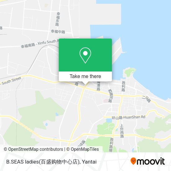B.SEAS ladies(百盛购物中心店) map