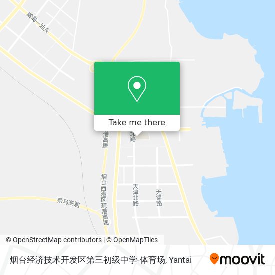 烟台经济技术开发区第三初级中学-体育场 map