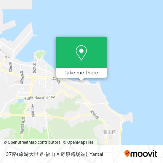 37路(旅游大世界-福山区奇泉路场站) map