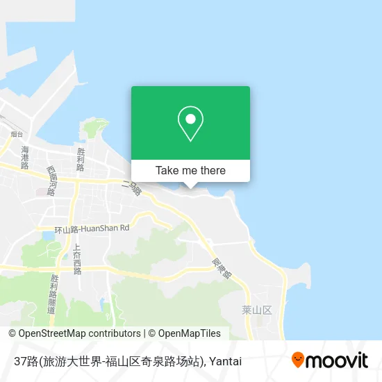 37路(旅游大世界-福山区奇泉路场站) map