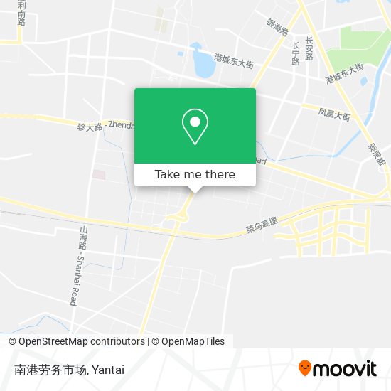南港劳务市场 map