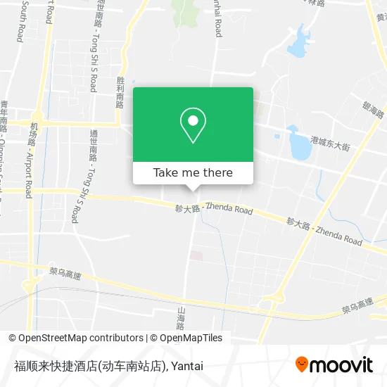 福顺来快捷酒店(动车南站店) map
