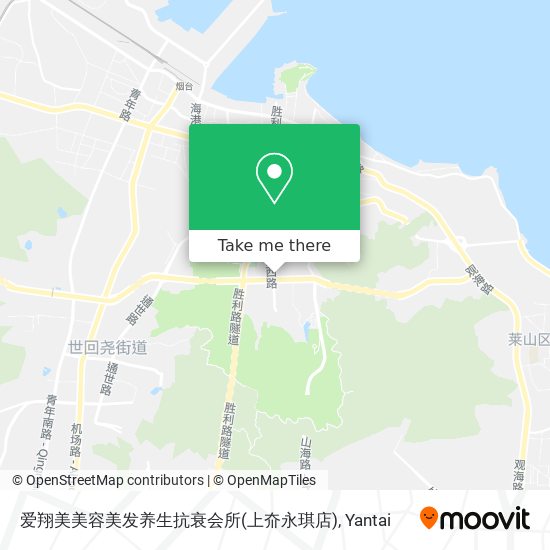 爱翔美美容美发养生抗衰会所(上夼永琪店) map