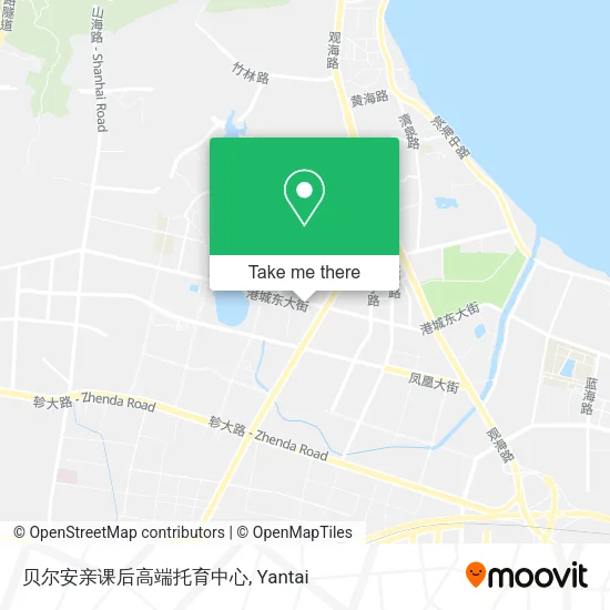 贝尔安亲课后高端托育中心 map