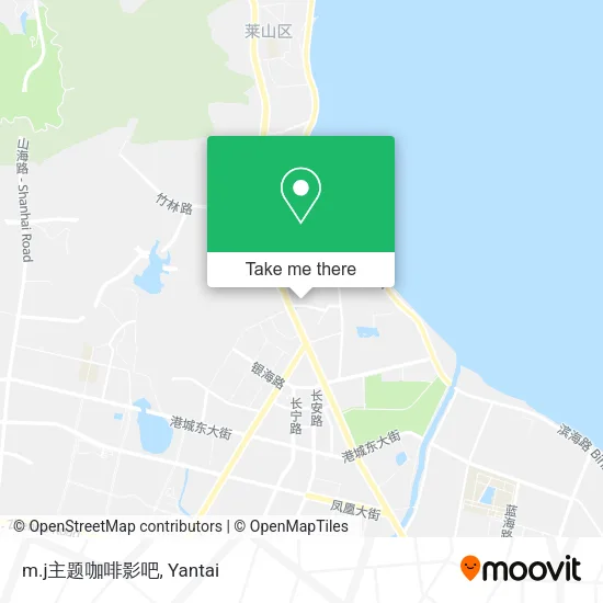m.j主题咖啡影吧 map