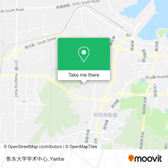 鲁东大学学术中心 map