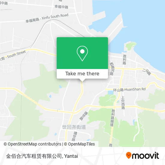 金佰合汽车租赁有限公司 map