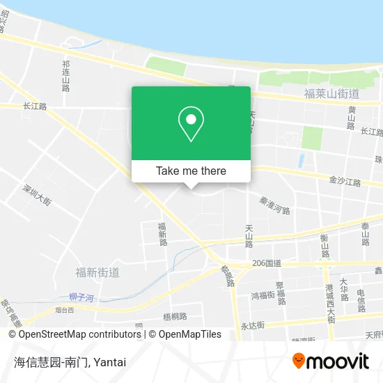 海信慧园-南门 map