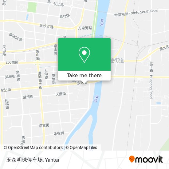 玉森明珠停车场 map