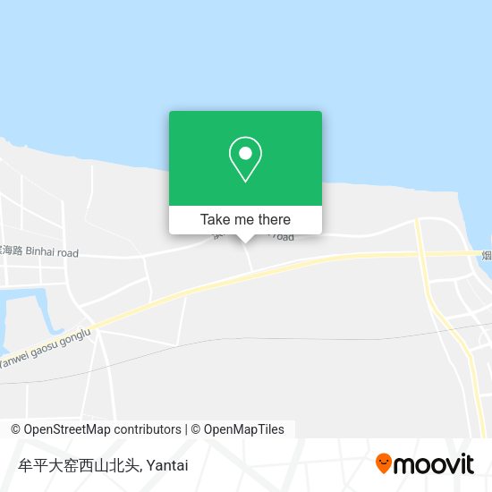牟平大窑西山北头 map