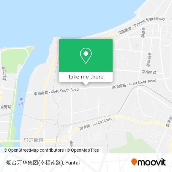 烟台万华集团(幸福南路) map
