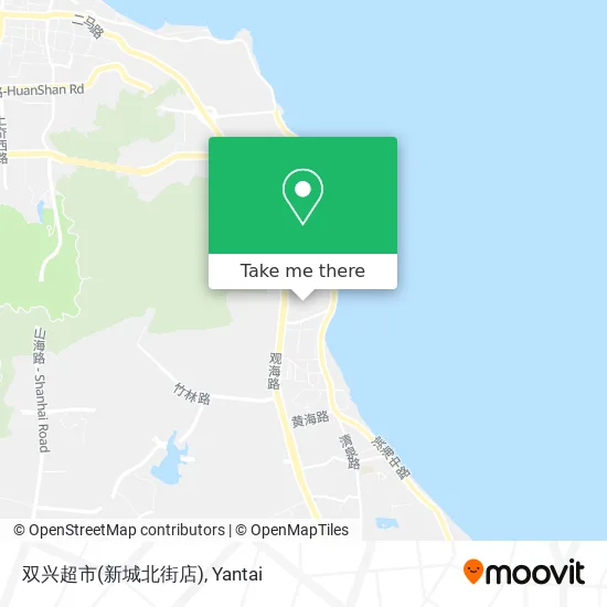 双兴超市(新城北街店) map