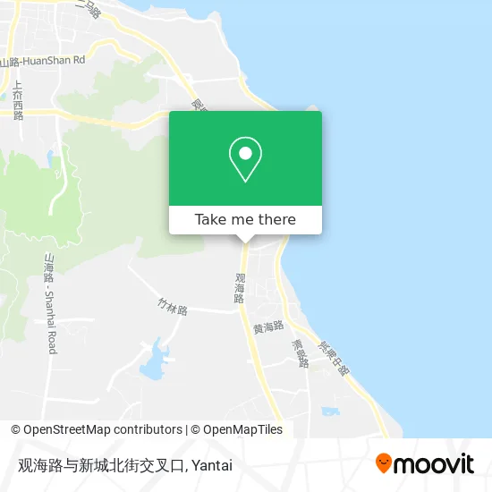 观海路与新城北街交叉口 map