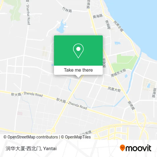 润华大厦-西北门 map