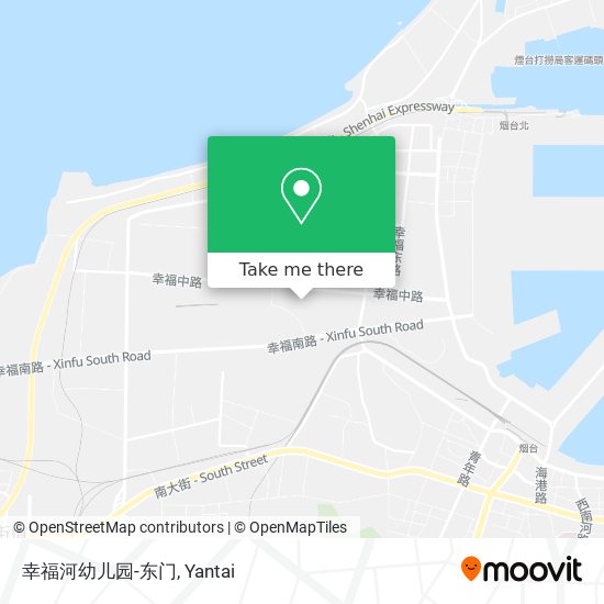 幸福河幼儿园-东门 map