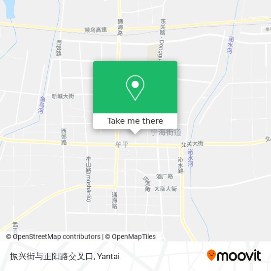 振兴街与正阳路交叉口 map