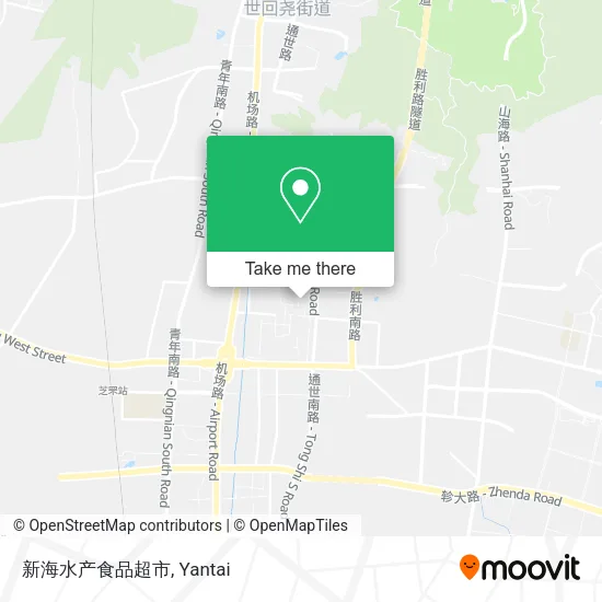新海水产食品超市 map