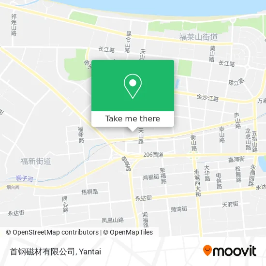 首钢磁材有限公司 map
