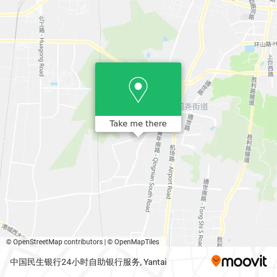 中国民生银行24小时自助银行服务 map