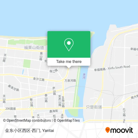 金东小区西区-西门 map