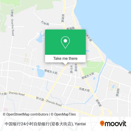 中国银行24小时自助银行(迎春大街店) map