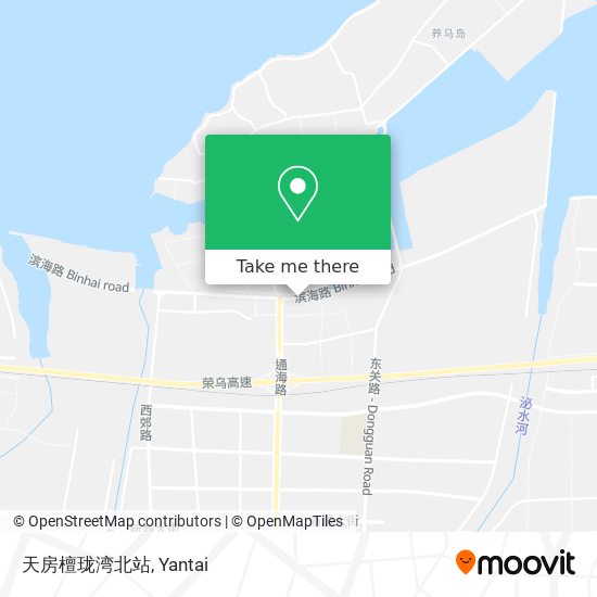 天房檀珑湾北站 map