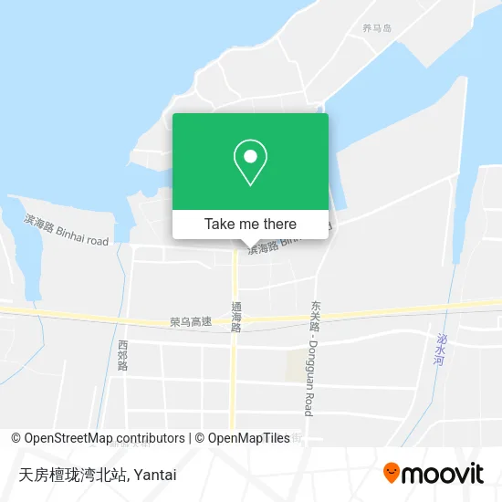 天房檀珑湾北站 map