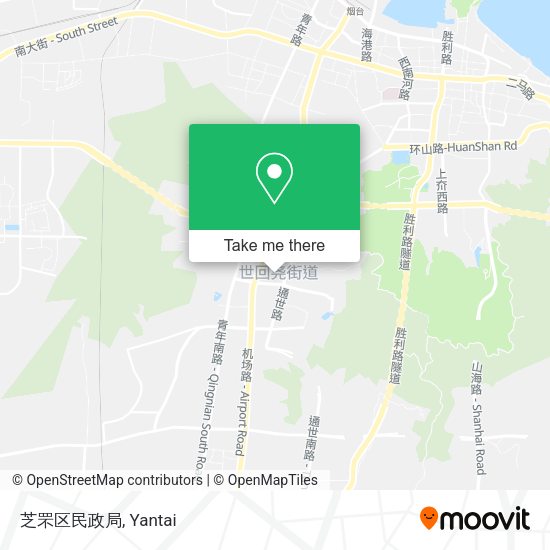 芝罘区民政局 map